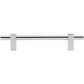 JEFFREY ALEXANDER 478-128PC Larkin 1 128 mm Center-to-Center Bar Pull - Polished Chrome