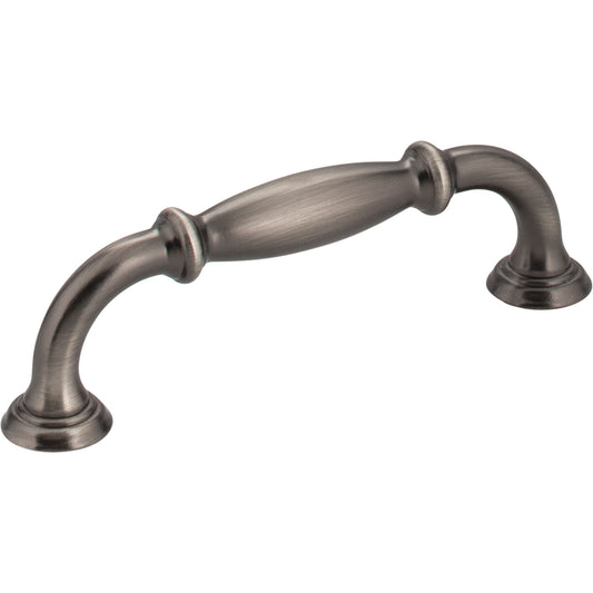 JEFFREY ALEXANDER 658-96BNBDL Tiffany 96 mm Center-to-Center Bar Pull - Brushed Pewter