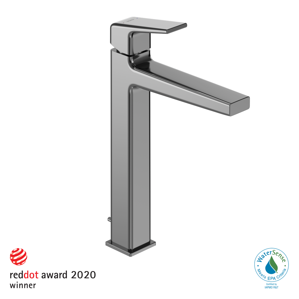 TOTO TLG10305U#CP Gb 1.2 Gpm Single Handle Vessel Bathroom Sink Faucet With Comfort Glide Technology - Polished Chrome