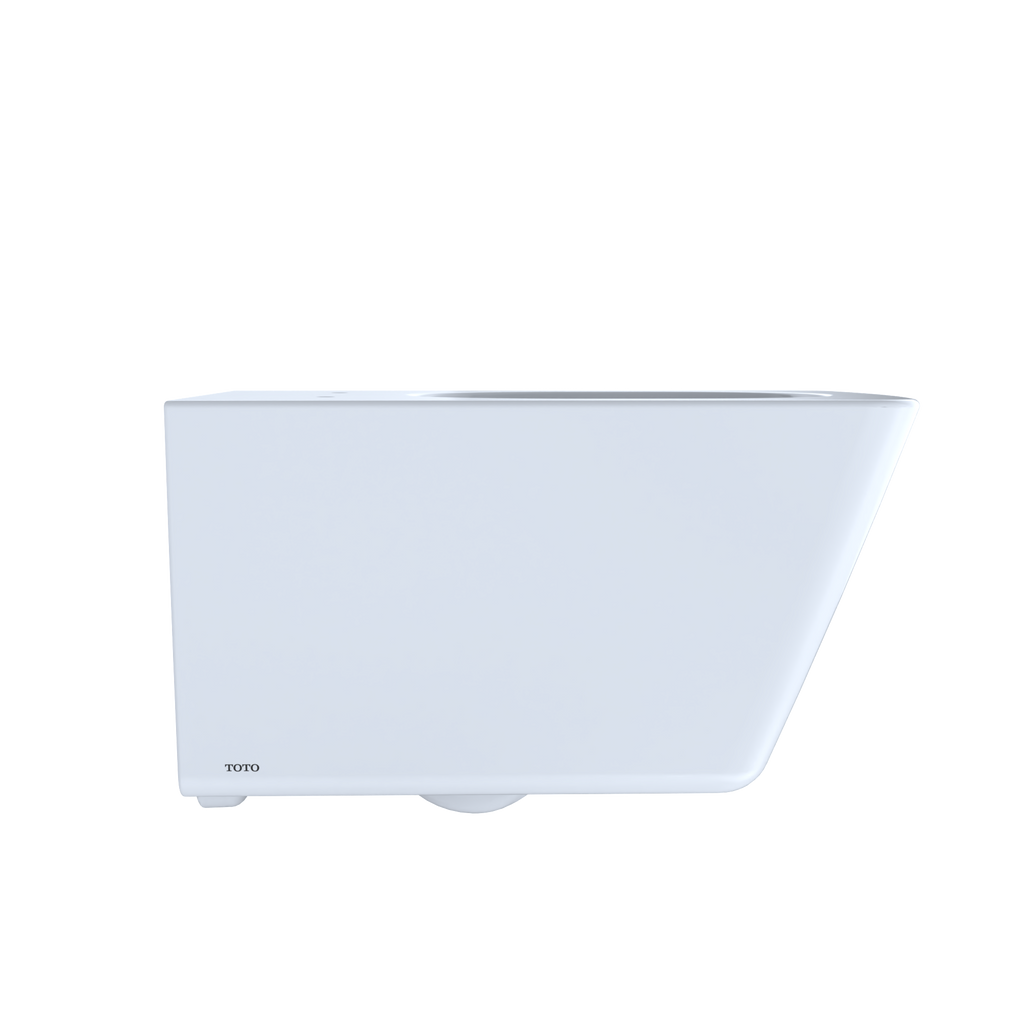 TOTO CT449CFG#01 Sp Wall-Hung Contemporary Square-Shape Dual Flush 1.28 And 0.9 Gpf Toilet With Cefiontect- Ct449Cfg#01 - Cotton White