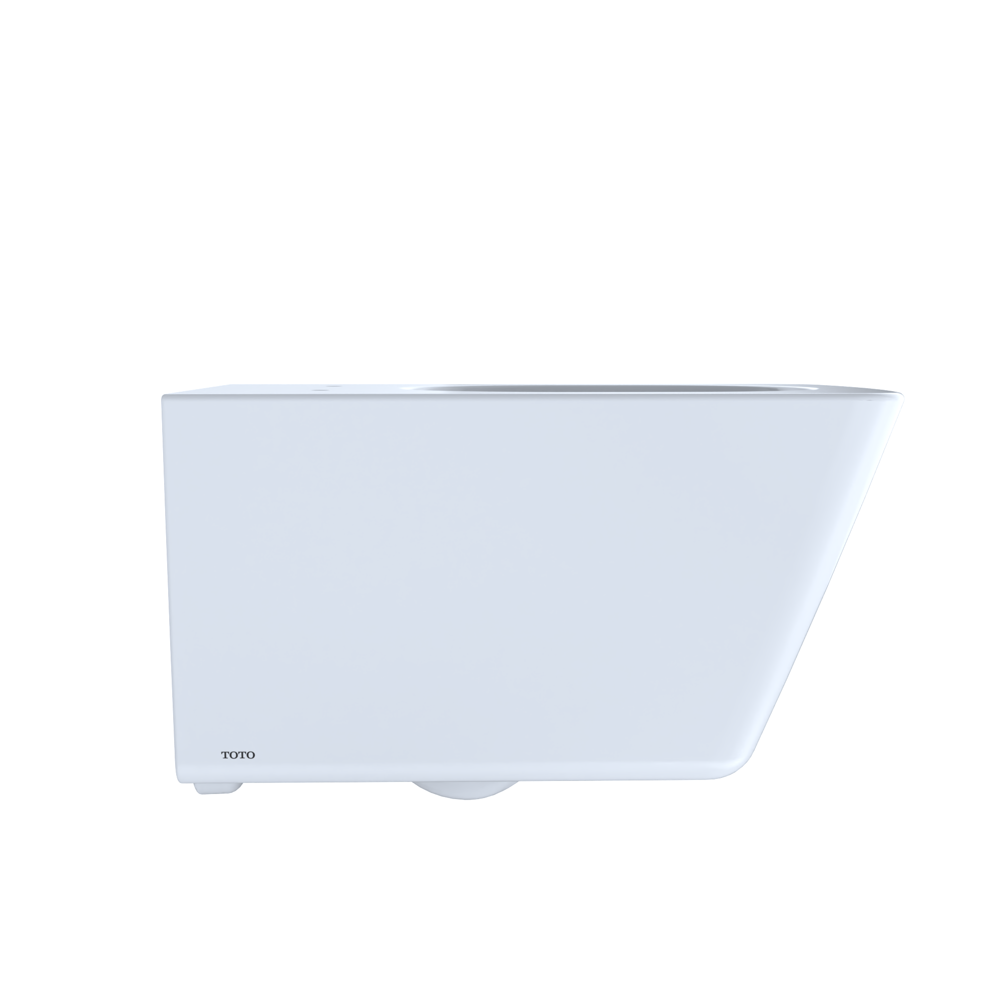 TOTO CT449CFG#01 Sp Wall-Hung Contemporary Square-Shape Dual Flush 1.28 And 0.9 Gpf Toilet With Cefiontect- Ct449Cfg#01 - Cotton White