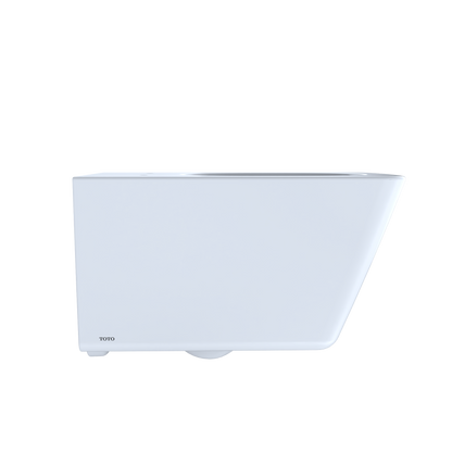 TOTO CT449CFG#01 Sp Wall-Hung Contemporary Square-Shape Dual Flush 1.28 And 0.9 Gpf Toilet With Cefiontect- Ct449Cfg#01 - Cotton White