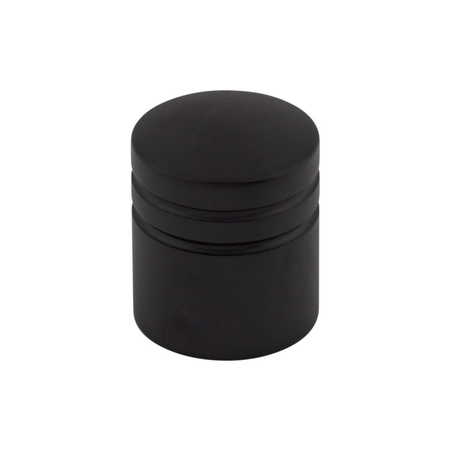 TOP KNOBS M584 Stacked 1" Diameter Round Knob - Flat Black