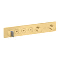 AXOR 18355251 ShowerSolutions Thermostatic Module Trim Select for 2 Functions - Brushed Gold Optic