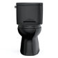 TOTO MS474124CEF#51 Vespin II Two-Piece Elongated 1.28 GPF Universal Height Toilet with SS124 SoftClose Seat , Ebony