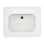 TOTO LPT530.8N#11 Promenade 27-1/2" X 22-1/4" Rectangular Pedestal Bathroom Sink For 8 Inch Center Faucets - Colonial White