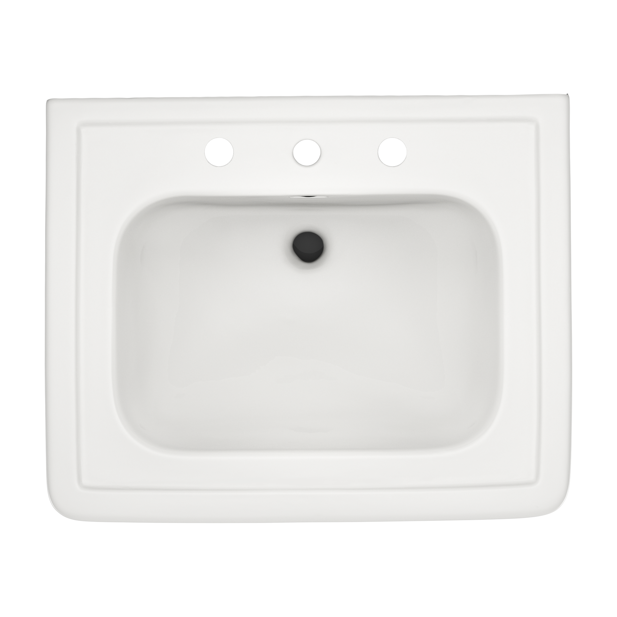 TOTO LPT530.8N#11 Promenade 27-1/2" X 22-1/4" Rectangular Pedestal Bathroom Sink For 8 Inch Center Faucets - Colonial White