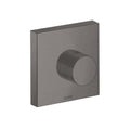 AXOR 10932341 ShowerSolutions Diverter Trim Trio/Quattro 5" x 5" - Brushed Black Chrome