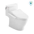 TOTO MW6423074CUFG#01 Washlet+ Nexus 1G One-Piece Elongated 1.0 Gpf Toilet And Washlet C2 Bidet Seat - Cotton White