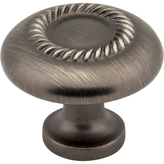 ELEMENTS Z118-BNBDL Cypress 1-1/4" Diameter Mushroom Knob - Brushed Pewter