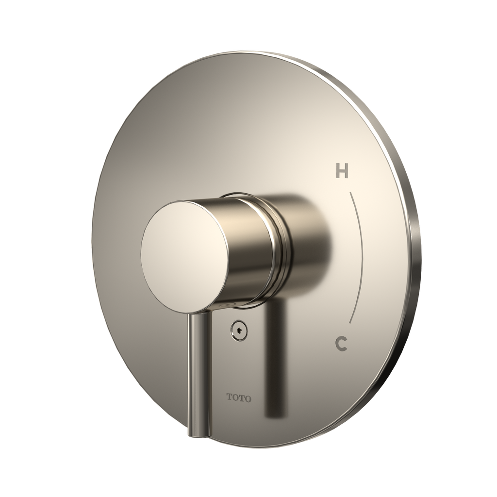 TOTO TBV01801U#PN Round Pressure Balance Valve Shower Trim - Polished Nickel