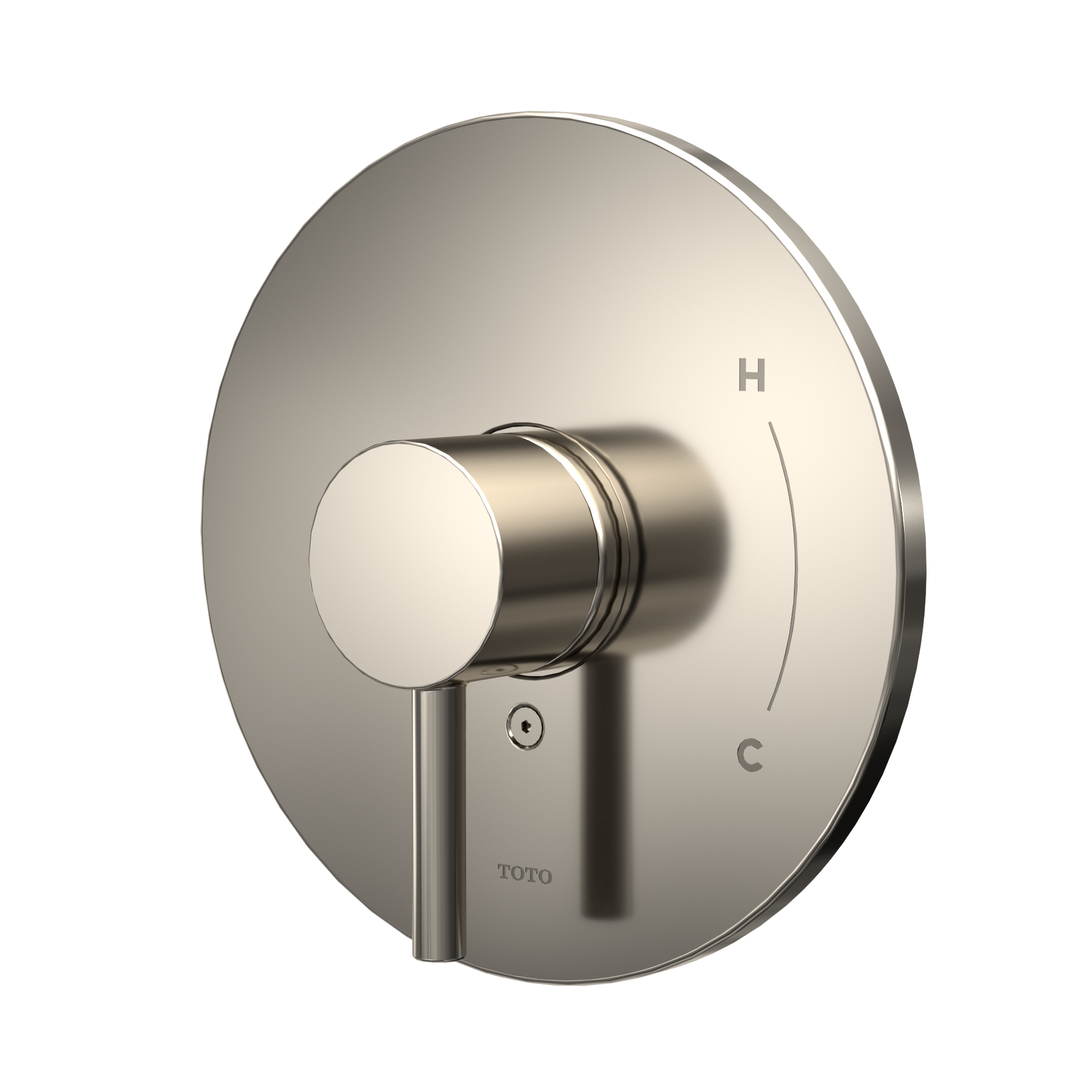 TOTO TBV01801U#PN Round Pressure Balance Valve Shower Trim - Polished Nickel
