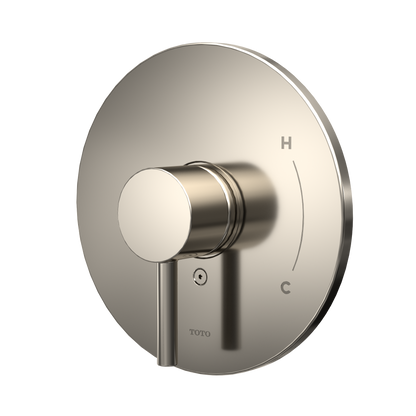 TOTO TBV01801U#PN Round Pressure Balance Valve Shower Trim - Polished Nickel