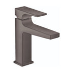 HANSGROHE 32506341 Metropol Single-Hole Faucet 110 with Lever Handle and Pop-Up Drain, 1.2 GPM - Brushed Black Chrome