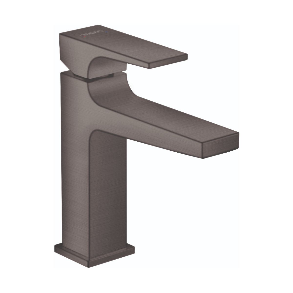 HANSGROHE 32506341 Metropol Single-Hole Faucet 110 with Lever Handle and Pop-Up Drain, 1.2 GPM - Brushed Black Chrome