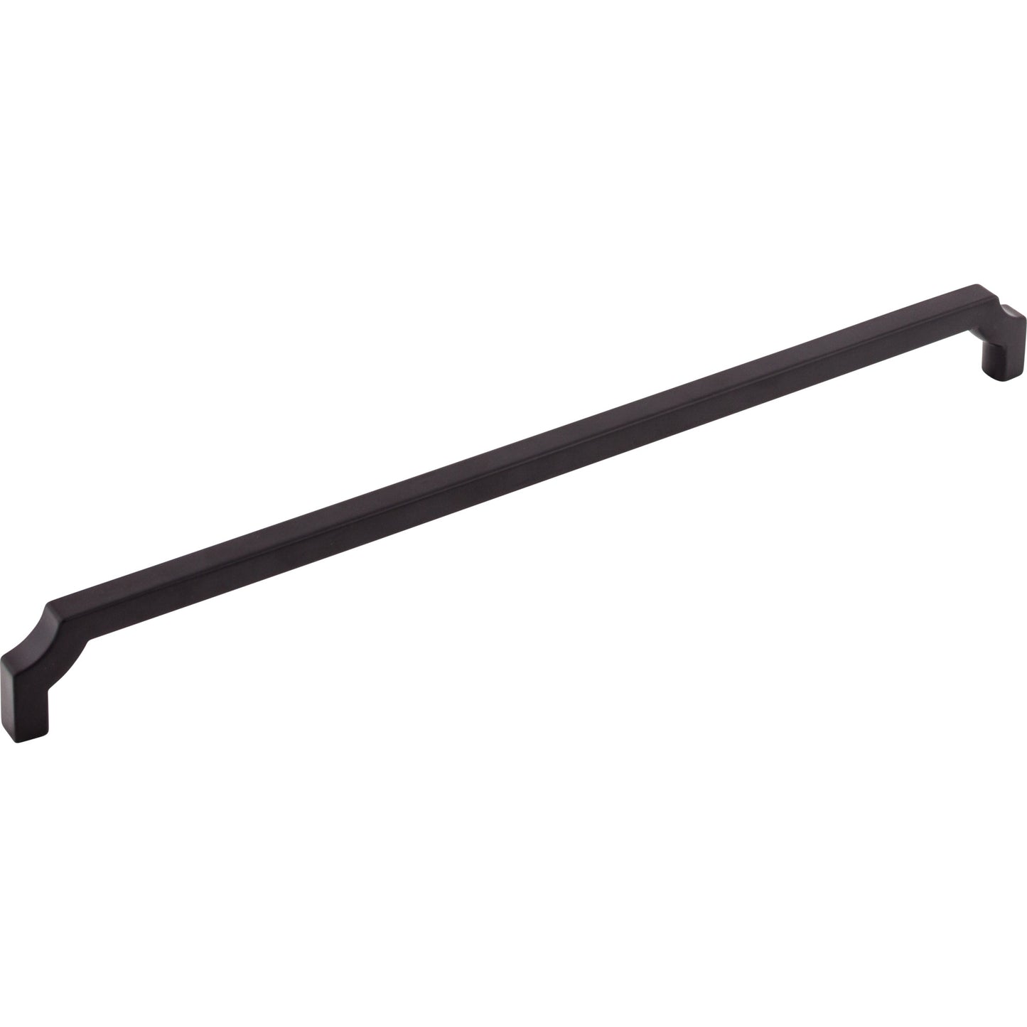 TOP KNOBS TK3026BLK Davenport 12" Center to Center Bar Pull - Flat Black