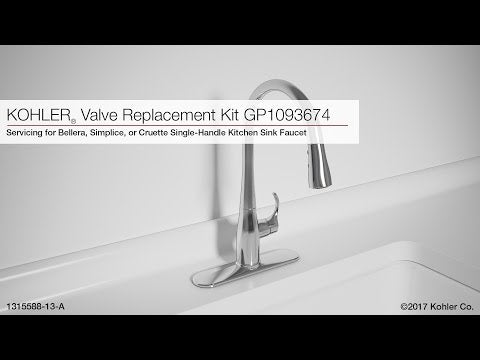 KOHLER K-560-VS Bellera Pull-Down Kitchen Sink Faucet With Three-Function Sprayhead - Vibrant Stainless