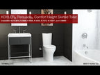 KOHLER K-3569-96 Persuade Curv Toilet Tank, Dual-Flush - Biscuit