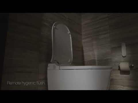 KOHLER K-28529-0 Leap One-Piece Elongated Smart Toilet, Dual-Flush - White