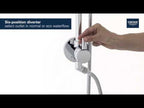 GROHE 278672431 Tempesta 260 Shower System - Matte Black