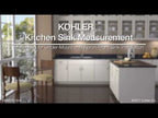 KOHLER K-5827-TRF Whitehaven 32-3/4" Undermount Single-Bowl Farmhouse Kitchen Sink - Truffle