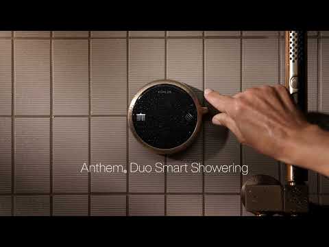 KOHLER K-36364-AF Anthem Duo Two-Outlet Shower Digital Control - Vibrant French Gold