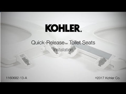KOHLER K-4008-V10 Reveal Quiet-Close elongated toilet seat - 150th Peachblow