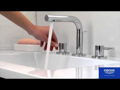 GROHE 20297BEA Essence New 8-inch Widespread 2-Handle M-Size Bathroom Faucet, 1.2 GPM - Polished Nickel