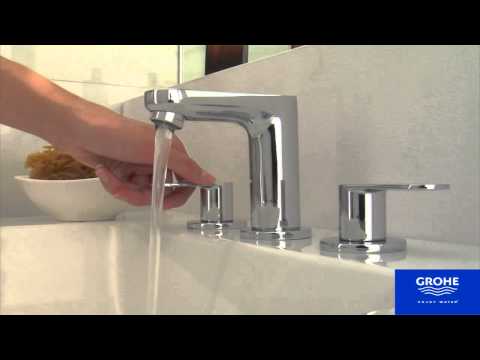 GROHE 3287500A Eurosmart Cosmopolitan Single Hole Single-Handle S-Size Bathroom Faucet, 1.2 GPM - Chrome