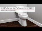 KOHLER K-3946-96 Adair One-Piece Elongated Toilet, 1.28 Gpf - Biscuit