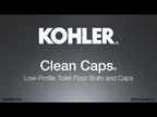 KOHLER K-6669-7 Memoirs Stately Two-Piece Elongated Toilet With Concealed Trapway, 1.28 Gpf - Black Black
