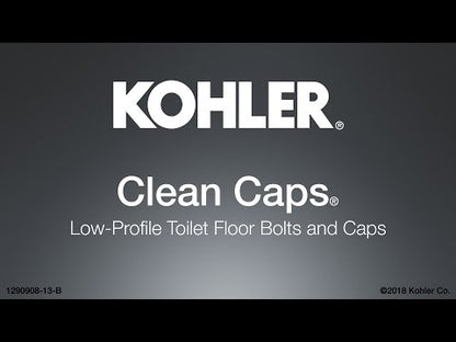 KOHLER K-5172-7 San Souci One-piece compact elongated toilet with concealed trapway, 1.28 gpf - Black Black