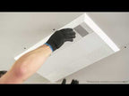 PANASONIC FV-06VE1  Panasonic WhisperComfort 60 20-50 CFM Ceiling-Wall Energy Recovery Ventilator Exhaust Fan-Video