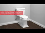KOHLER K-3948-RA-0 Wellworth Two-Piece Elongated Toilet, 1.28 Gpf - White