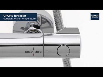 GROHE 26128001 Euphoria Thermostatic Shower System, 2.5 gpm - Chrome