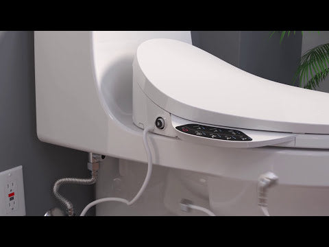 KOHLER K-18751-0 Purewash E525 Elongated Bidet Toilet Seat - White