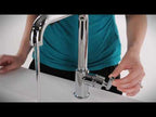 KOHLER K-7505-CP Purist Pull-Out Kitchen Sink Faucet With Three-Function Sprayhead - Polished Chrome