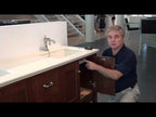 KOHLER K-99543-R-1WA Jute 36" Wall-Hung Bathroom Vanity Cabinet - Linen White