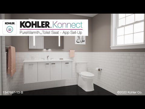 KOHLER K-10515-0 Purewarmth Heated Round-Front Toilet Seat - White