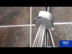 GROHE 26421000 Tempesta Thermostatic Shower System, - Chrome