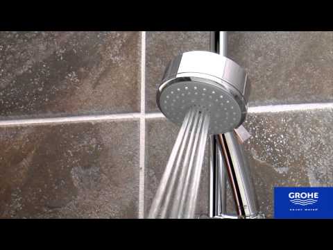 GROHE 26421000 Tempesta Thermostatic Shower System, - Chrome
