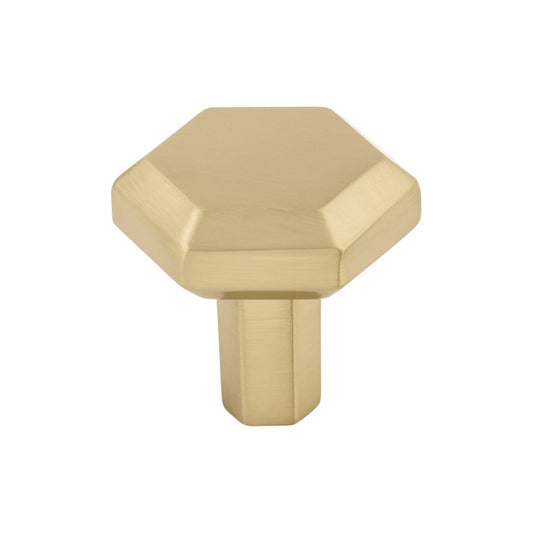 TOP KNOBS TK791HB Lydia 1 1/8" Length Square Knob , Honey Bronze