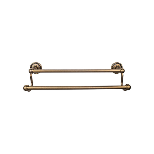 TOP KNOBS ED9GBZE TOP BATH (R) Edwardian Bath Double 26 1/2" Wall Mounted Towel Bar - German Bronze