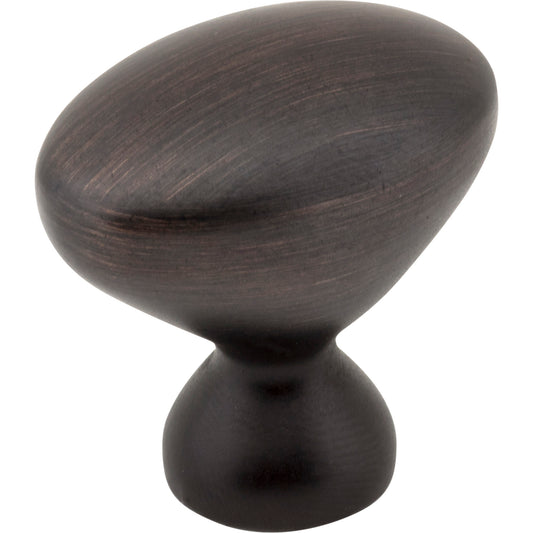 ELEMENTS 897L-DBAC Merryville 1-1/4" Length Oval Knob - Brushed Oil Rubbed Bronze