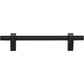 JEFFREY ALEXANDER 478-128MB Larkin 1 128 mm Center-to-Center Bar Pull - Matte Black