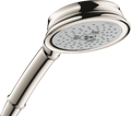 HANSGROHE 04932830 Croma 100 Classic Handshower 3-Jet, 1.5 GPM - Polished Nickel