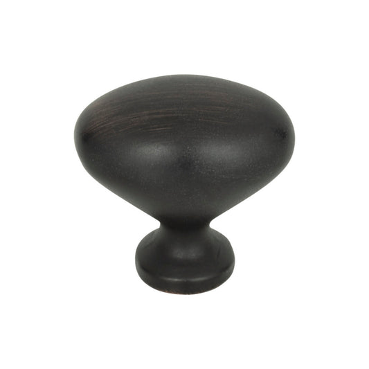 ATLAS A804-VB Robin Egg 1 1/4" Length Oval Knob - Venetian Bronze