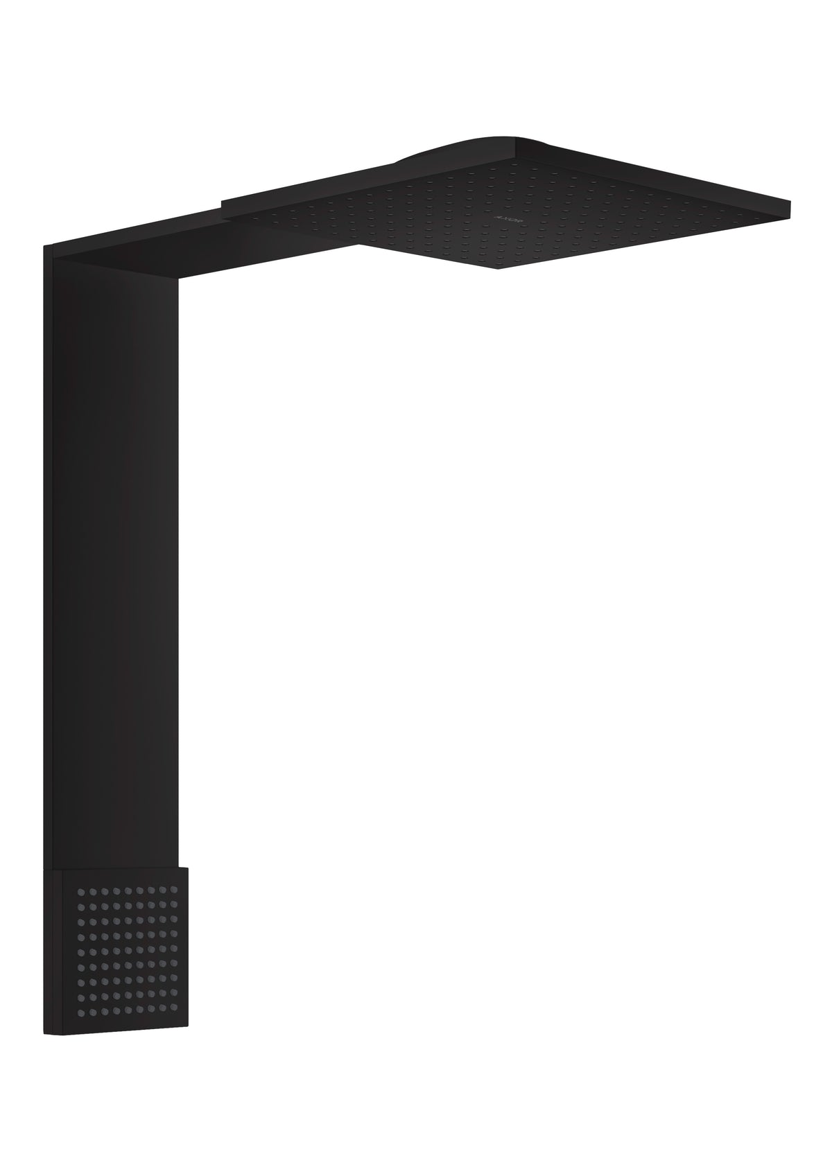 AXOR 12594671 ShowerComposition 2-Jet Showerhead 250/250 and Shoulder Shower, 2.5 GPM - Matte Black