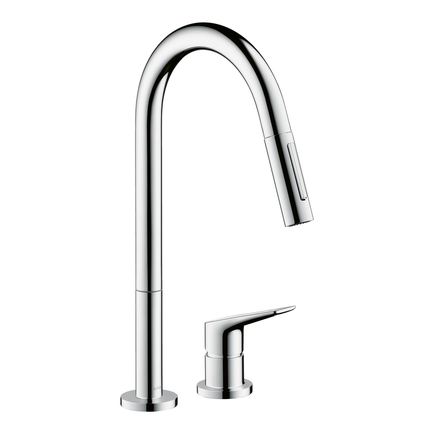 AXOR 34813001 Citterio M 2-Hole Single-Handle Kitchen Faucet 2-Spray Pull-Down, 1.5 GPM - Chrome