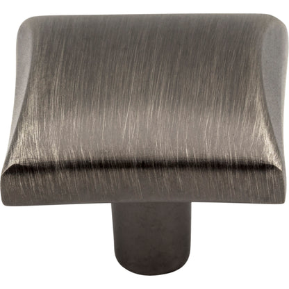 ELEMENTS 525BNBDL Glendale 1-1/8" Length Square Knob - Brushed Pewter